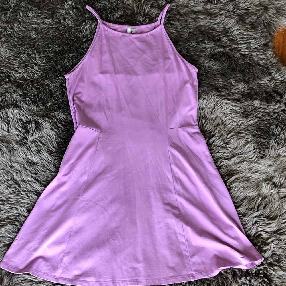 90s Style Halter Skater Dress (Size 12)